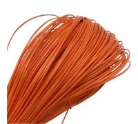 Filo da ricamo, Cowhide Leather Rope String, 1 Piece 5 Yards 2mm PU Multicolor for Jewelry Making and Craft(Orange)