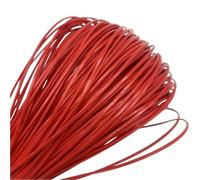 Filo da ricamo, Cowhide Leather Rope String, 1 Piece 5 Yards 2mm PU Multicolor for Jewelry Making and Craft(Red)