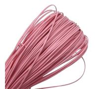 Filo da ricamo, Cowhide Leather Rope String, 1 Piece 5 Yards 2mm PU Multicolor for Jewelry Making and Craft(Pink)