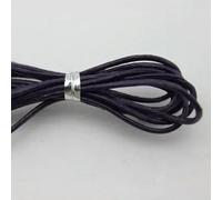 Filo da ricamo, Cowhide Leather Rope String, 10 Yards 1mm Round Cow Cords for DIY Jewelry Making and Crafts Multicolor(Purple)