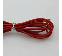 Filo da ricamo, Cowhide Leather Rope String, 10 Yards 1mm Round Cow Cords for DIY Jewelry Making and Crafts Multicolor(Red)