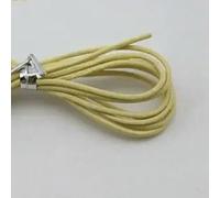 Filo da ricamo, Cowhide Leather Rope String, 10 Yards 1mm Round Cow Cords for DIY Jewelry Making and Crafts Multicolor(Light Yellow)