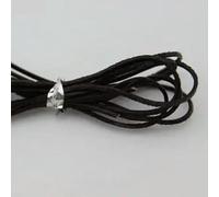 Filo da ricamo, Cowhide Leather Rope String, 10 Yards 1mm Round Cow Cords for DIY Jewelry Making and Crafts Multicolor(Dark Coffee)