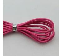 Filo da ricamo, Cowhide Leather Rope String, 10 Yards 1mm Round Cow Cords for DIY Jewelry Making and Crafts Multicolor(Hot Pink)