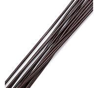 Filo da ricamo, Cowhide Leather Rope String, Jewelry Cord Multicolor Multiple Sizes 10 Meters(Deep Coffee,1mm)