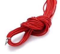 Filo da ricamo, Cowhide Leather Rope String, Jewelry Cord Multicolor Multiple Sizes 10 Meters(Red,1.5mm)
