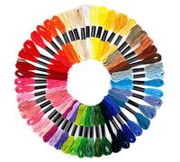 Filo da Ricamo, Filo Da Ricamo Kit, 50 Colori Filo da Cucito Kit Fili per Ricamo, Perfetto per Braccialetti Ricami Fai Da Te,Kit di Attrezzi a Punto Croce per Adulti,Bambini e Principianti