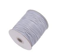 Filo da ricamo, Leather Cords 10 Meters 0.5-2.5mm Multicolor Round Wax Rope for DIY Jewelry Making(Gray,0.5mm)