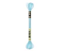 Filo da ricamo Moulinè DMC satin light effects color variations matassina ricamo punto croce vari colori (LIGHT EFFECTS, E747 Celeste)