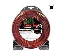 FILO DECESPUGLIATORE 4 mm PROFESSIONALE QUADRATO Ø 4 x 23 MT DOPPIA ANIMA