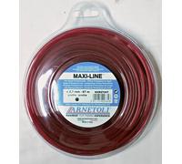 FILO DECESPUGLIATORE ARNETOLI MAXI-LINE TONDO Ø 2,7mm X 67mt SUPER PROFESSIONALE