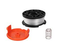 Filo Decespugliatore,Bobine Portafilo per Tagliabordi Black e Decker,Bobina per Decespugliatore Black e Decker,Fili per Tagliaerba Rocchetto Filo Bobina,con Copri Bobina e Molla,1 Set