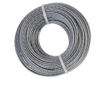 Filo Decespugliatore Filo di falciatura Bobina di Filo da 15 m con Linee di tagliaerba Rotolo Lungo e Rotondo, Filo di Ricambio for Erba, Parti di Attrezzi da Giardino(Silver)