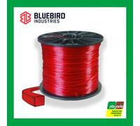 FILO DECESPUGLIATORE MATASSA D. 4 QUADRO 122MT ROSSO ROTOLO BOBINA BLUE BIRD