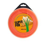 Filo Decespugliatore Quadro Professionale In Nylon Arancione 4,0 x 25 mt