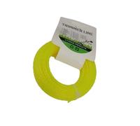 Filo Decespugliatore Universale - Alta Resistenza all’Abrasione, Taglio Efficiente, Lunga Durata - Compatibile con Testine Standard - Rinforzato - più Resistente - 2,4 mm x 15 m - fune a torsione