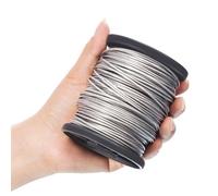 Filo Di Acciaio 1,5/2/3 mm*50 m di filo in acciaio inossidabile resistente alla linea forte PVC Kit buoni flessibili rivestito(2mm)