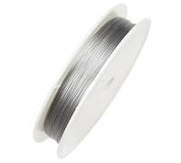 Filo Di Acciaio Filo di acciaio inossidabile color oro che borda la corda filo da pesca for collane, braccialetti, risultati creazione gioielli(Steel,0.6mm length 25m)