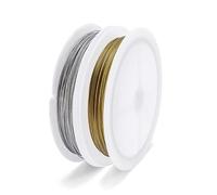 Filo Di Acciaio Filo For Perline Con Coda A 7 Fili Da 0,3-0,6 Mm For For Gioielli Artigianali Rivestiti In Acciaio Inossidabile 304 For Creazione Di(26,0.35mm)