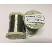 Filo di acciaio Inossidabile 0,20 mm V2 A 1.4301 a ca. 1.000 m X 0,2 mm