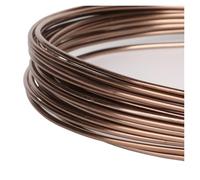 Filo di alluminio Legacci for vasi da fiori in filo metallico intrecciato fai te, ossido di alluminio colorato, morbido, opere d'arte, artigianato, esposizione(BR,1mm about10m)