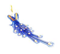 Filo di alluminio Mestiere Ornamento a forma di pavone colorato grande