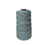 Filo di cotone for pizzo da 500 g for tessitura fai da te - Materiale for scialle con fiori a gancio cavo(Grayish green)