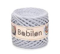 Filo di cotone per maglietta, 100 metri, colore argento, 5-7 mm di spessore, filo di nastro, matassa perfetta di filo di jersey, filo di decorazione domestica
