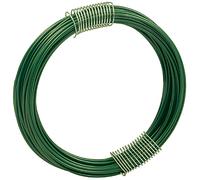 Filo di ferro rivestito in plastica a matassa 9 m verde Verde