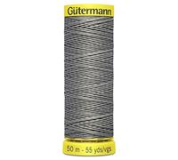 Filo di lino di alta qualità GUTERMANN - 50 m - tutti i colori, 5905 - Grigio medio, 1 x 50m Spool