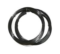 Filo di memoria in lega di nitinol di titanio e nichel super elastico 0,6 mm Filo magico di colore dell'equilibrio di pesca di gamberetti di memoria viola blu giallo(Black D0.6mm,2m)