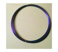 Filo di memoria in lega di nitinol di titanio e nichel super elastico 0,6 mm Filo magico di colore dell'equilibrio di pesca di gamberetti di memoria viola blu giallo(Purple D0.6mm,1m)