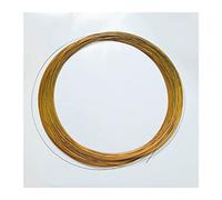 Filo di memoria in lega di nitinol di titanio e nichel super elastico 0,6 mm Filo magico di colore dell'equilibrio di pesca di gamberetti di memoria viola blu giallo(Gold D0.6mm,2m)