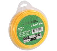 Filo di nylon - filo stella da 2,5 mm, lunghezza 92 m, ideale per giardinaggio e artigianato, robusto e durevole. *