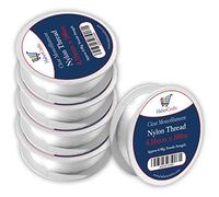 Filo di nylon trasparente da 0,15 mm, invisibile, non elasticizzato, trasparente, filo da pesca in plastica trasparente, per appendere decorazioni, artigianato, feste, palloncini, archi, perline e