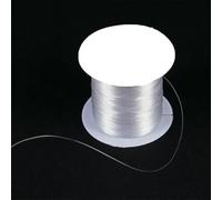Filo di nylon trasparente invisibile da 0,25 mm, monofilamento, per la pesca, perline, per la creazione di gioielli con pietre preziose fai da te - AECH04-01290