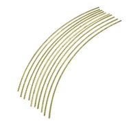 Filo di Ottone per Chitarra 10 Pezzi, Accessorio Liutaio | Installazione Semplice, Superficie Liscia, senza Spigoli Vivi, per Riparazioni e Costruzioni su Acustica ed Elettrica