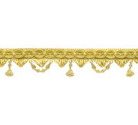 Filo Di Perline Con Bordo In Gimp, Colore# B7 - Oro Chiaro [27 Yarde]