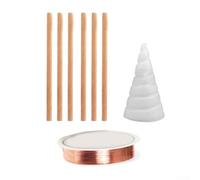 Filo di Rame 99% per Giardinaggio 1.5m Kit Filo di Rame 99% per(small) | Filo rame 99% , 1.5m lunghezza, alta conduttività, include dima silicone, kit completo
