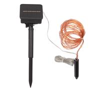Filo di rame flessibile LED luminosi, luci a stringa micro LED pieghevoli e impermeabili con 8 ore di funzionamento utilizzando l'energia solare,