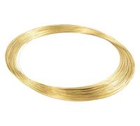 Filo di rame per avvolgimento di fili, Filo di ottone massiccio nudo da 0,3/0,4/0,5/0,6 mm di diametro, peso 1 kg, for la creazione di gioielli, artigianato, elettricità, industria(0.6mm*1kg)