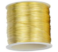 Filo di rame per la creazione di gioielli, calibro 18, 1 mm x 15 m, filo di rame morbido e flessibile, non si ossida, per braccialetti e orecchini, ideale per gioielli fai da te e artigianato