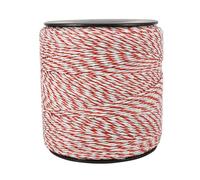 Filo di recinzione elettrica, 500 m di recinzione bianca rossa Polywires Polywires Nylon in acciaio inossidabile Fennella conduttore per bestiame
