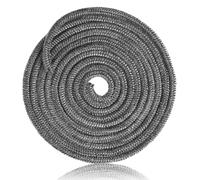 Filo di tenuta in fibra di vetro, resistente al fuoco, guarnizione per camino, camino e stufa, guarnizione per camino e stufa (10 MMX3 M)