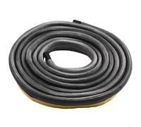 Filo di tenuta per porte del forno, 10 mm x 18 mm, guarnizione autoadesiva per stufe a legna e forni, filo in fibra di ceramica resistente al calore fino a 550 °C, nastro sigillante isolante (3 metri)
