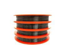 Filo di tungsteno da 2,5 m, 0,12 mm, elemento in metallo W 74, puro, 99,9% resistente alle alte temperature