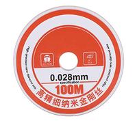 Filo diamantato da 0,028 mm ad alta durezza, lunghezza 328,1 piedi | Separa il vetro dal gruppo frontale con la linea di separazione LCD ad alta resistenza in riparazione telefoni.