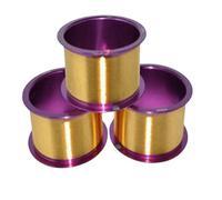 Filo d'oro con elementi in Au al 99,99% for la ricerca scientifica - Diametro da 0,02 mm a 1 mm - 1 pezzo(1.4mm*1cm)