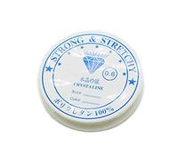 Filo Elastico Forte e Trasparente da 0,6 mm Adatto per la creazione di Gioielli infilare bracciali collane Fai da Te 1 Rotolo, 15 M Professional Process