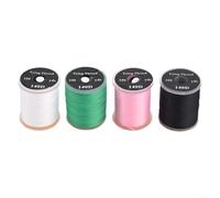 Filo elastico per legare le mosche, 6 colori, 45 m, per asciugare e bagnare | Sei colori vivaci, piccole bobine salvaspazio, perfette per kit portatili, facile selezione dei colori per i modelli